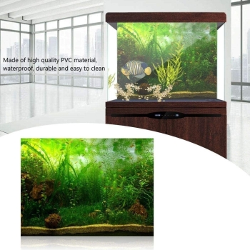Tło do akwarium samoprzylepne 122x46 cm - zielone glony [13180000410]